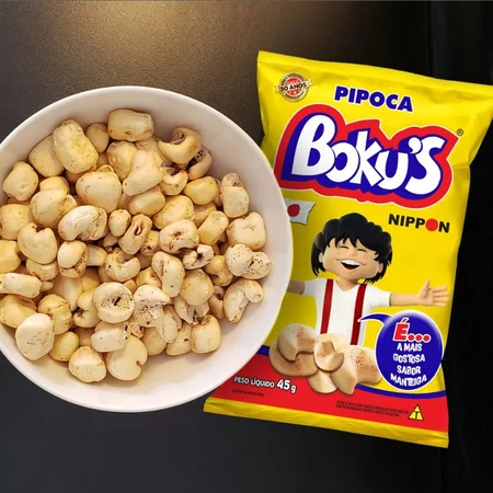 Kit 10 Pipocas Bokus Sabor Manteiga 45g - Imagem 2