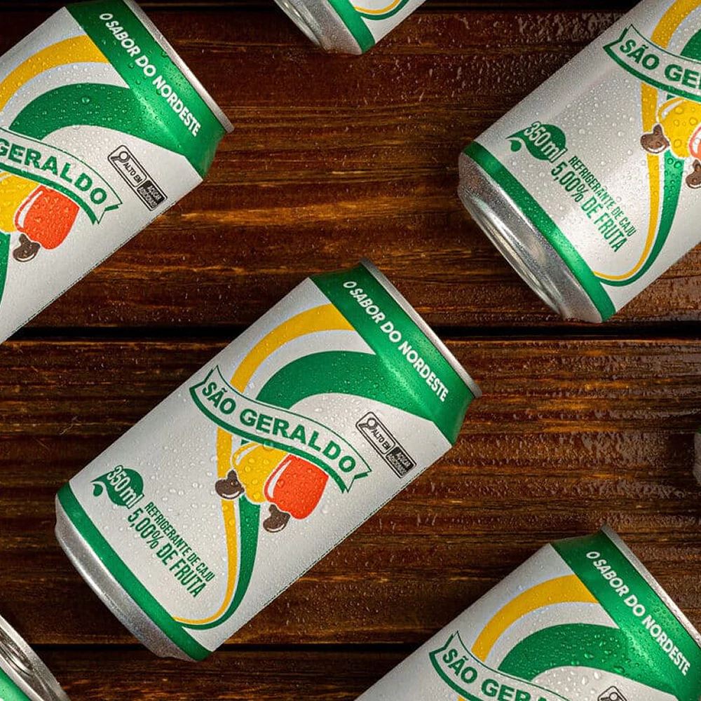 Refrigerante Cajuína São Geraldo 350 Ml - Imagem 2